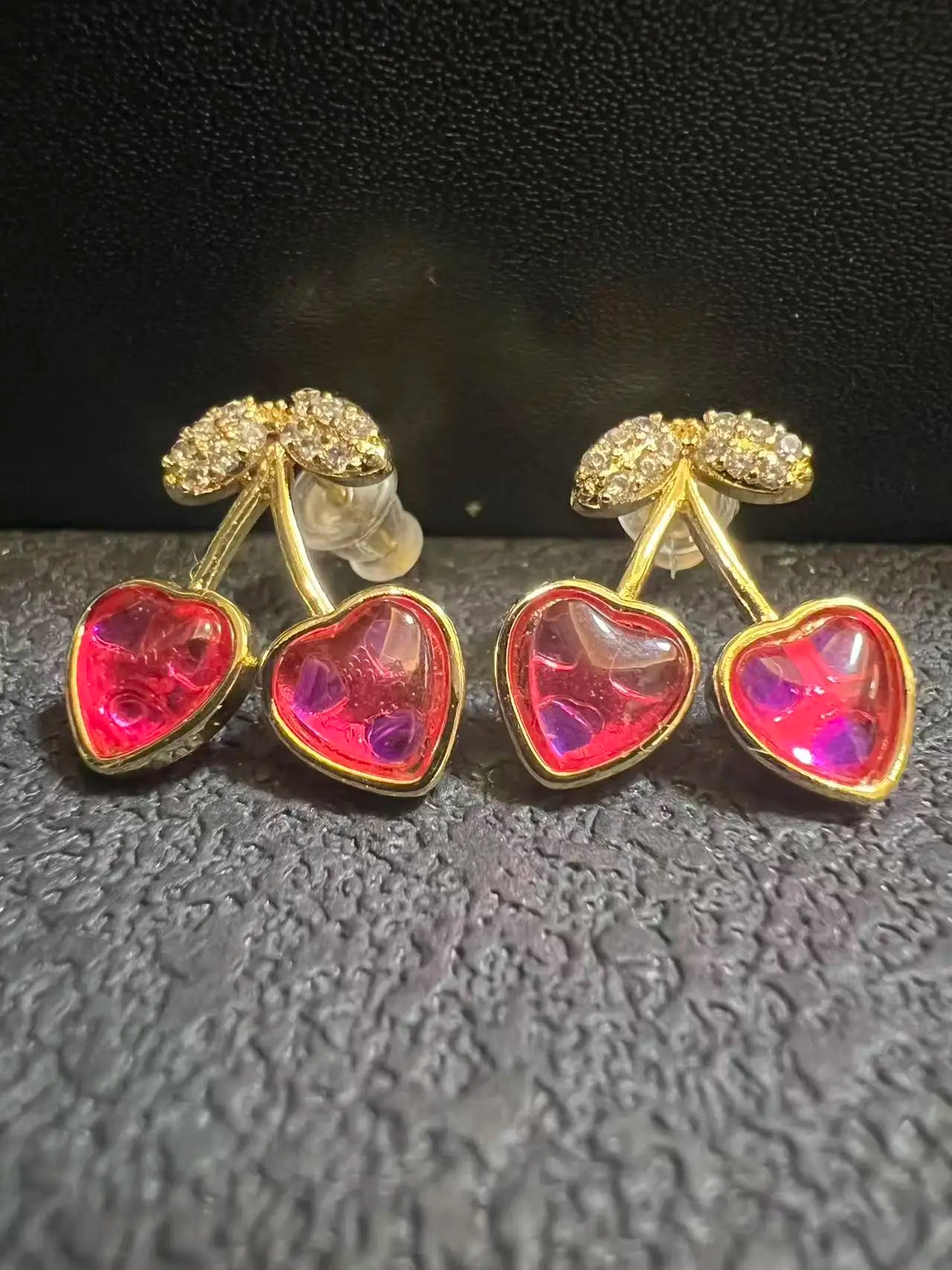 Nugget Heart  Stud Earrings