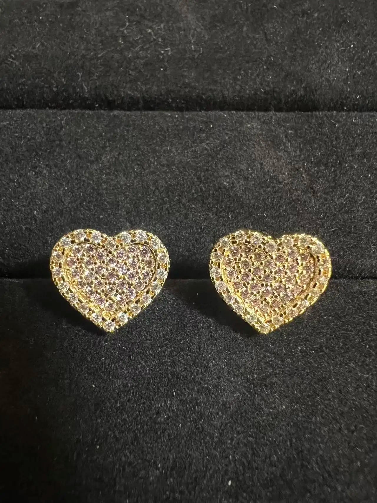 Nugget Heart  Stud Earrings