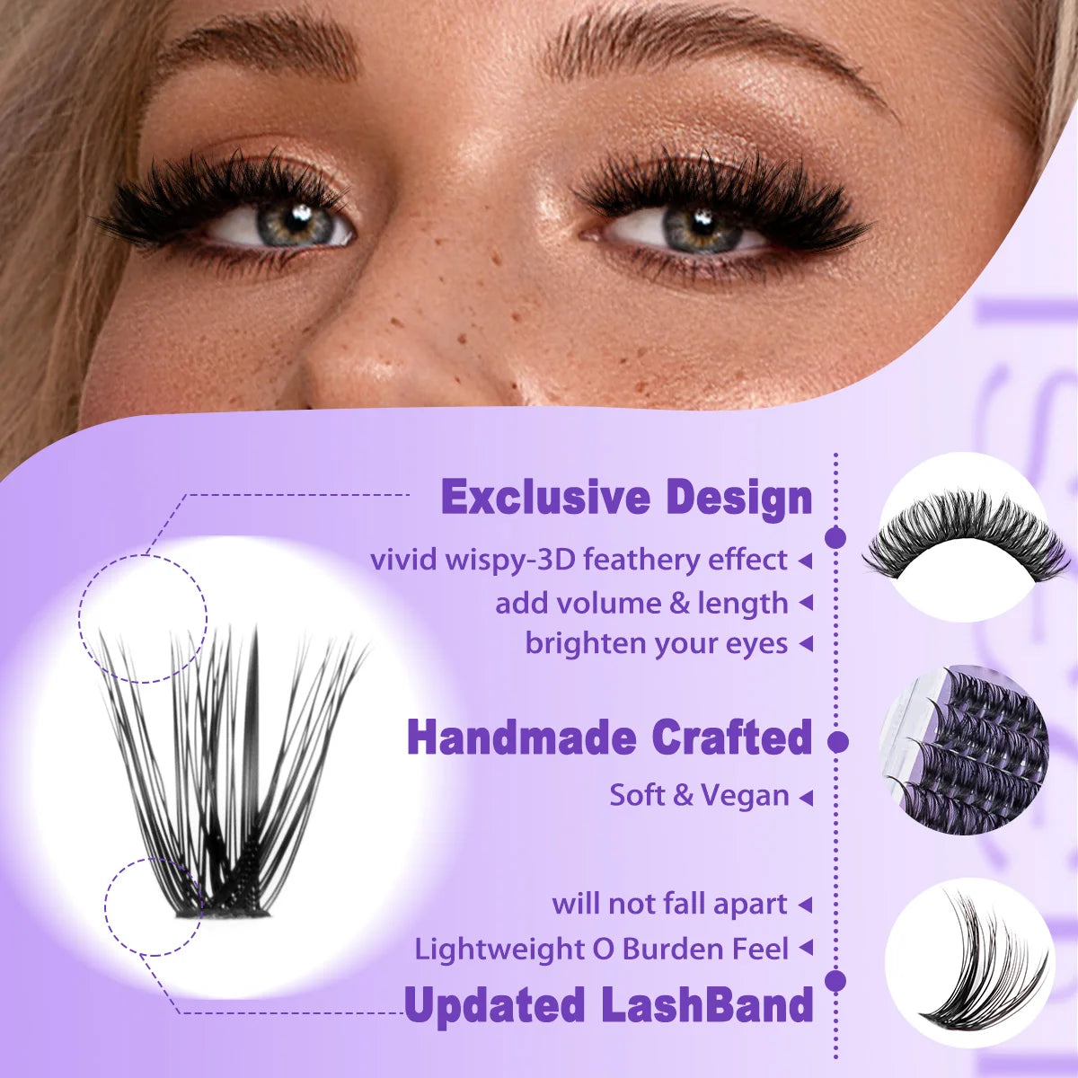 DIY Lash Clusters Kit 8-16mm Cluster