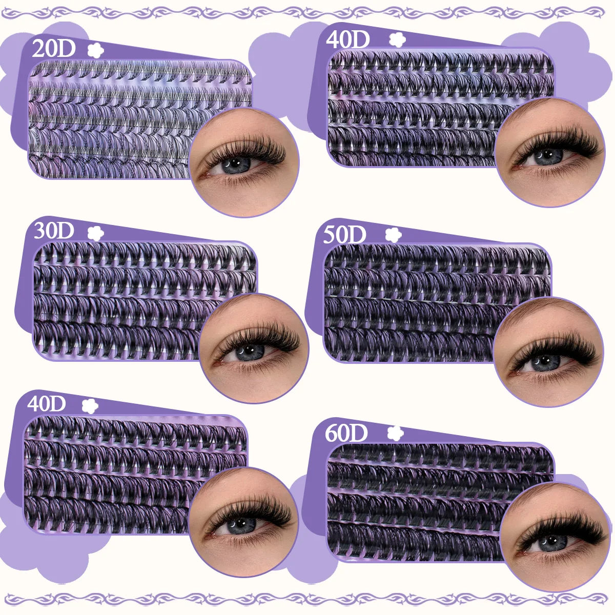 DIY Lash Clusters Kit 8-16mm Cluster