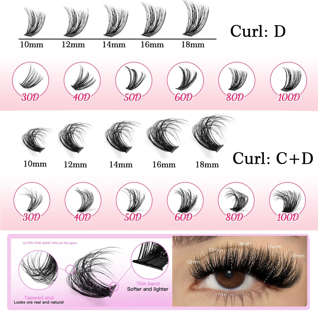 320 Bundles 30D/40D/60D/80D Mink Eyelashes