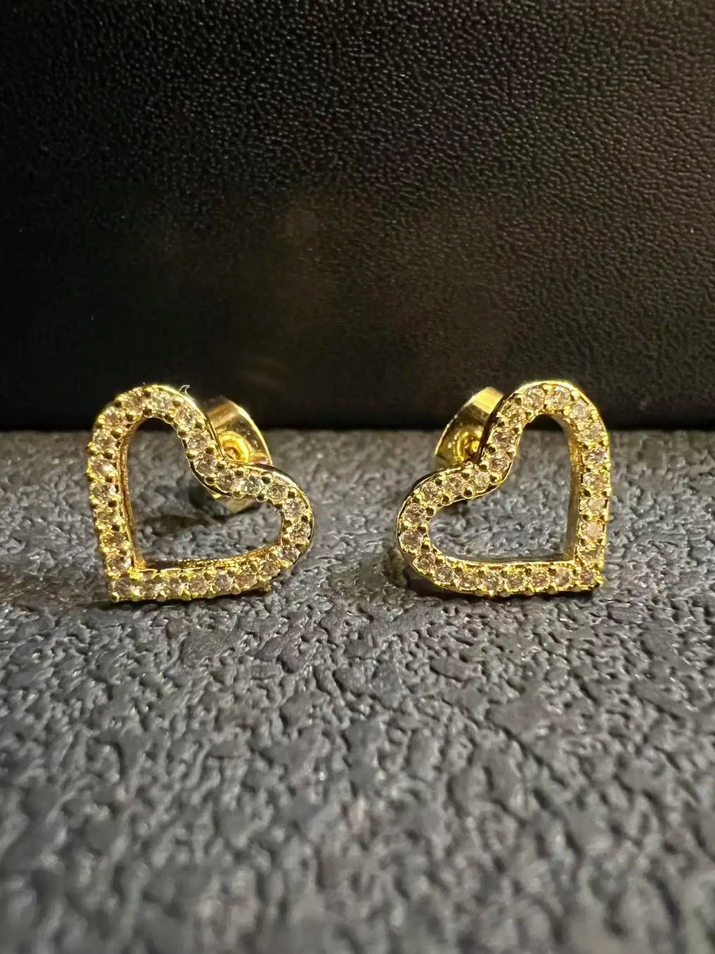 Nugget Heart  Stud Earrings