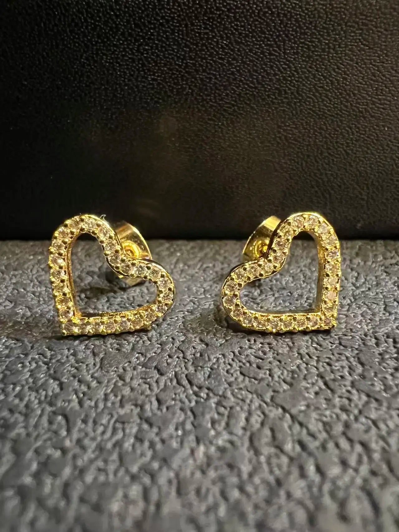 Nugget Heart  Stud Earrings